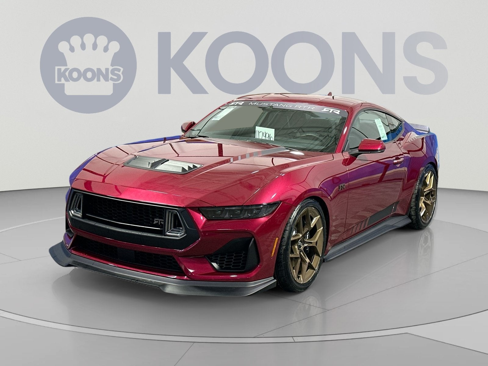 2026 Ford Mustang GT Premium RTR SPEC 3 in Magenta — front three-quarter view