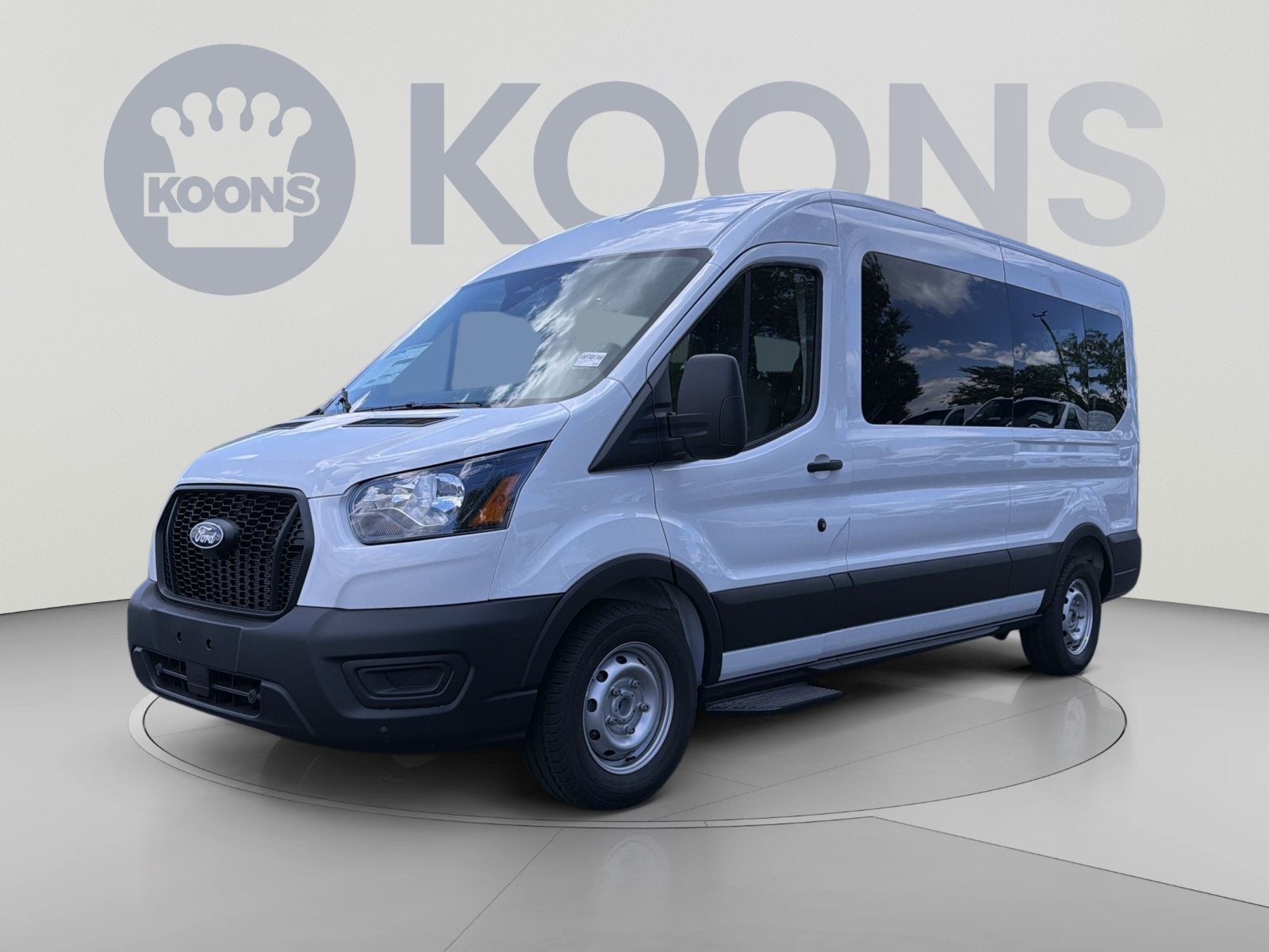 2026 Ford Transit-350 XL in Oxford White — front three-quarter view