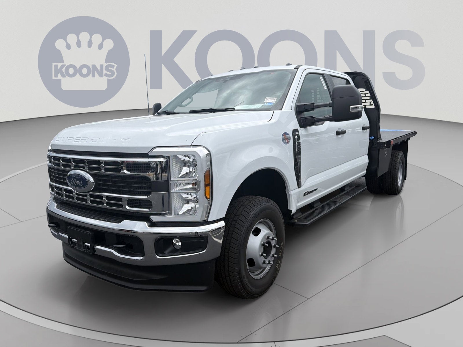 2026 Ford F-350SD XL Western Pro in Oxford White — front three-quarter view