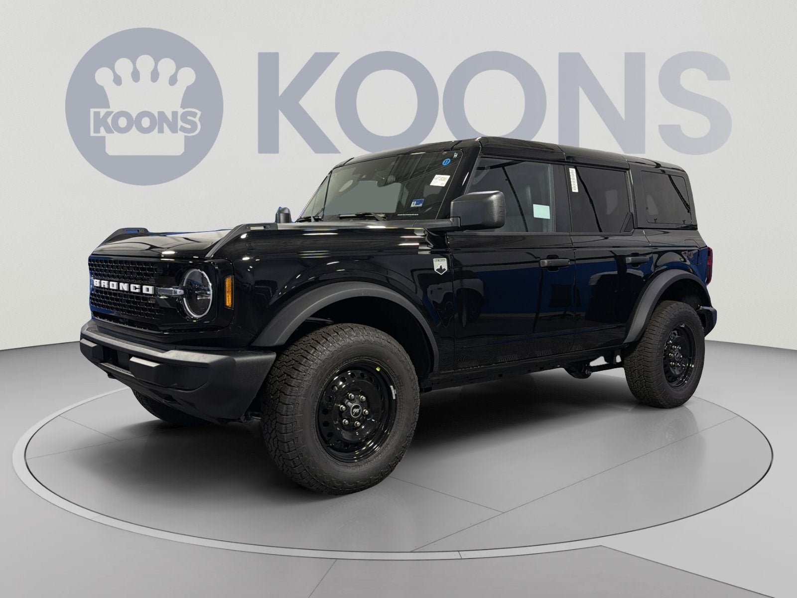 2026 Ford Bronco Big Bend in Shadow Black — front three-quarter view