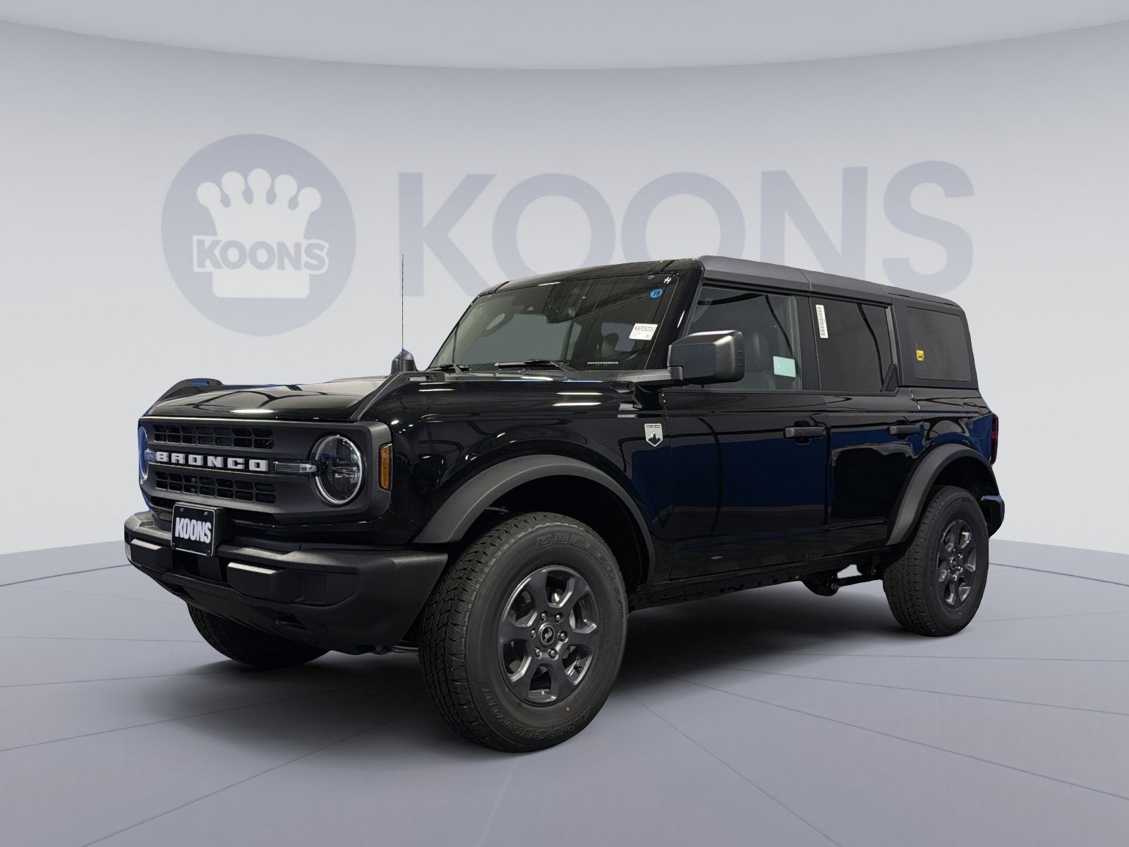 2026 Ford Bronco Big Bend in Shadow Black — front three-quarter view