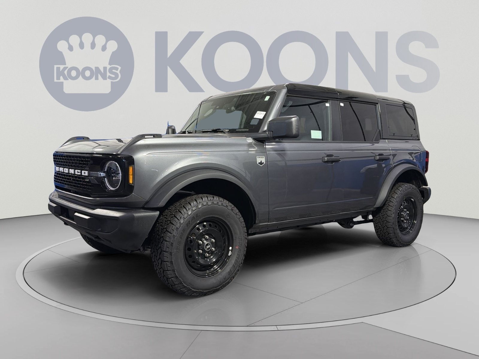 2026 Ford Bronco Big Bend in Gray Metallic — front three-quarter view