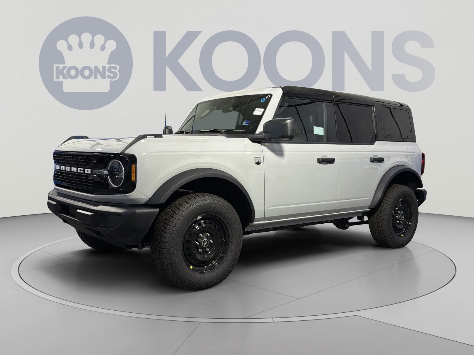 2026 Ford Bronco Big Bend in Avalanche — front three-quarter view