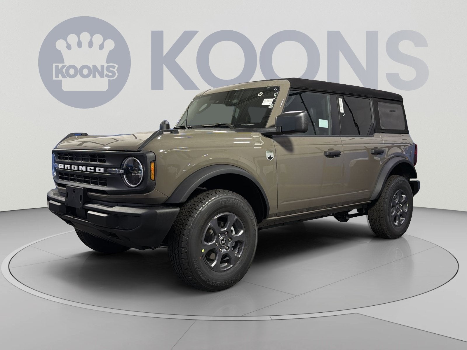 2026 Ford Bronco Big Bend in Gray — front three-quarter view