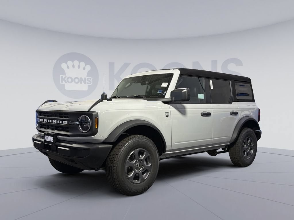 2026 Ford Bronco Big Bend in Avalanche — front three-quarter view