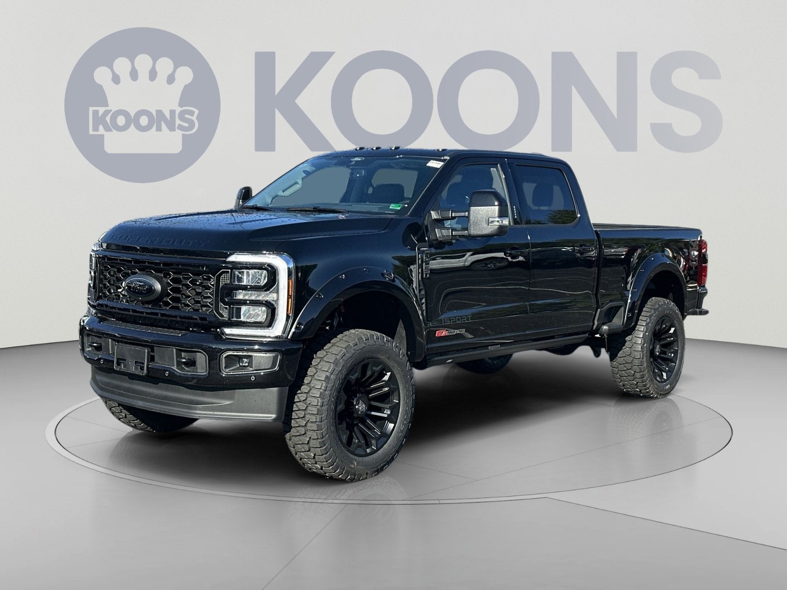 2026 Ford F-250SD T-SPORT in Black Metallic — front three-quarter view