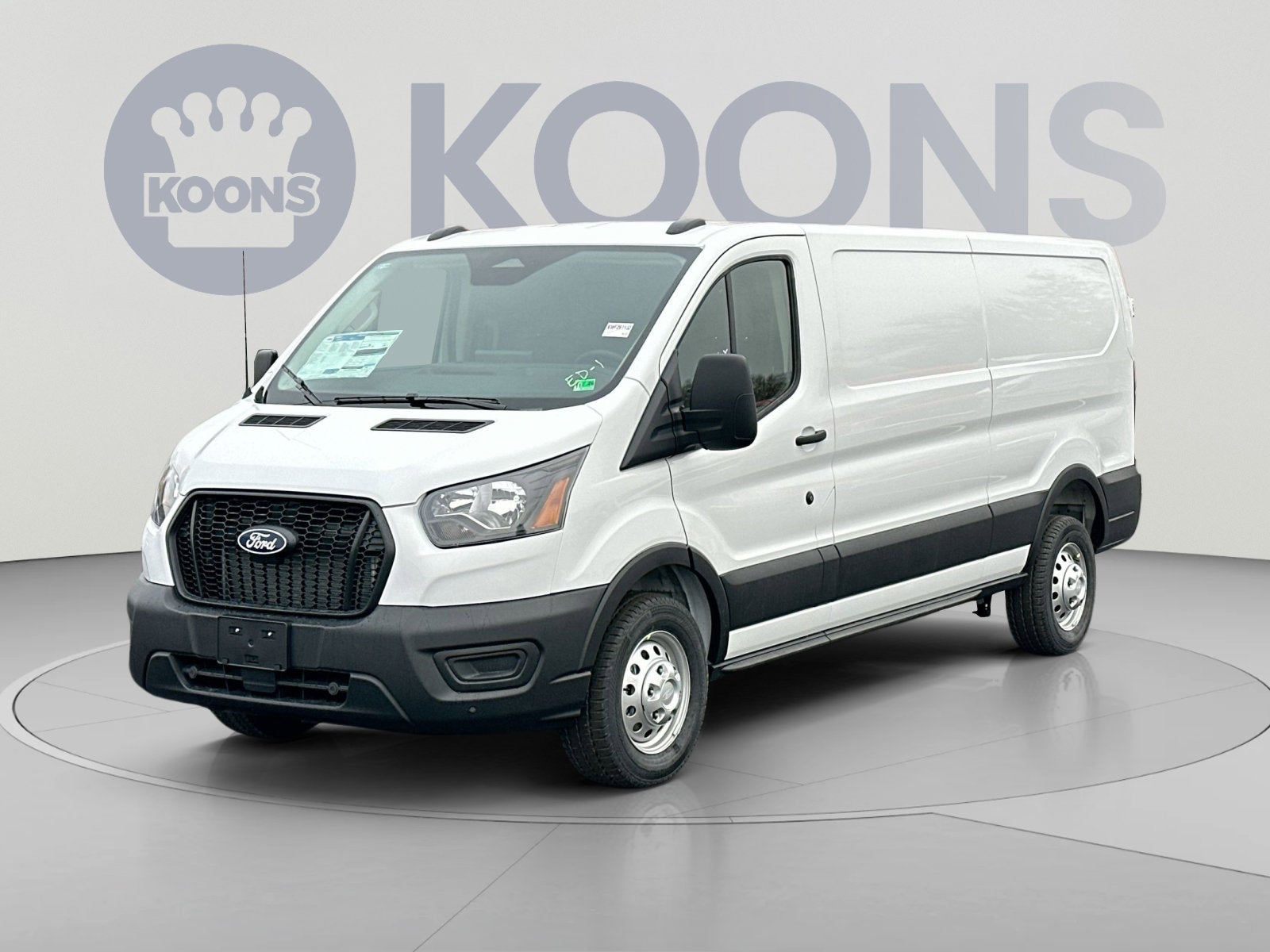 2026 Ford Transit-350 Base in Oxford White — front three-quarter view