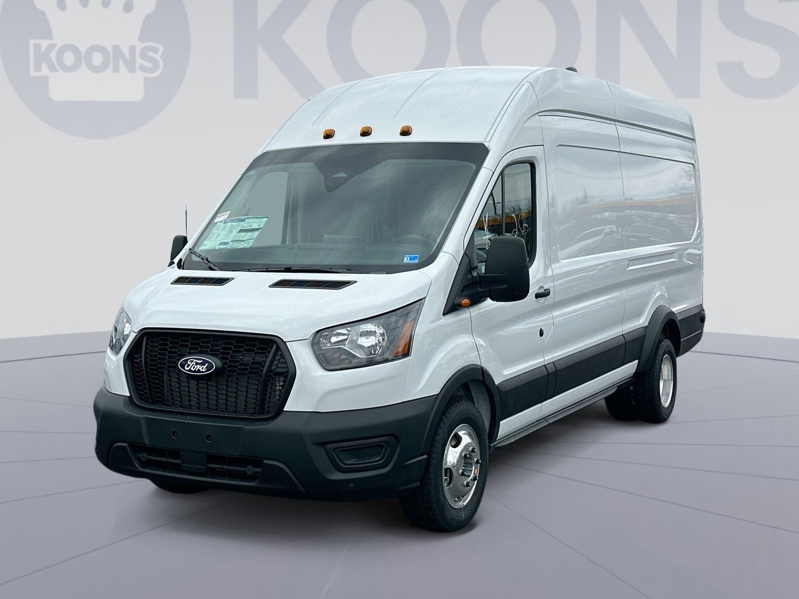 2026 Ford Transit-350 Base in Oxford White — front three-quarter view