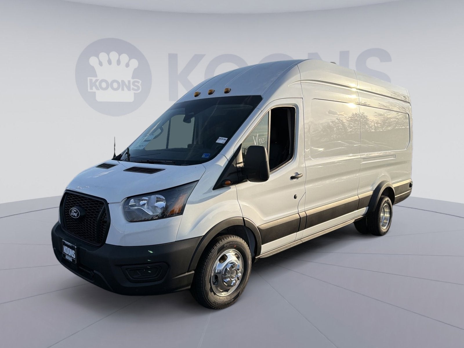2026 Ford Transit-350 Base in Oxford White — front three-quarter view