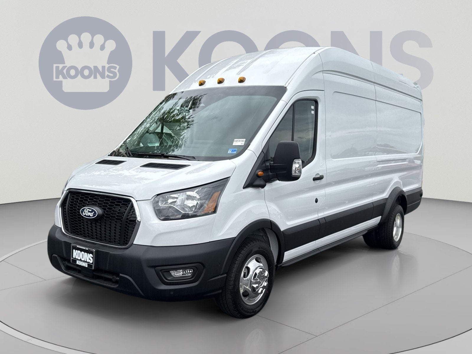 2026 Ford Transit-350 Base in Oxford White — front three-quarter view