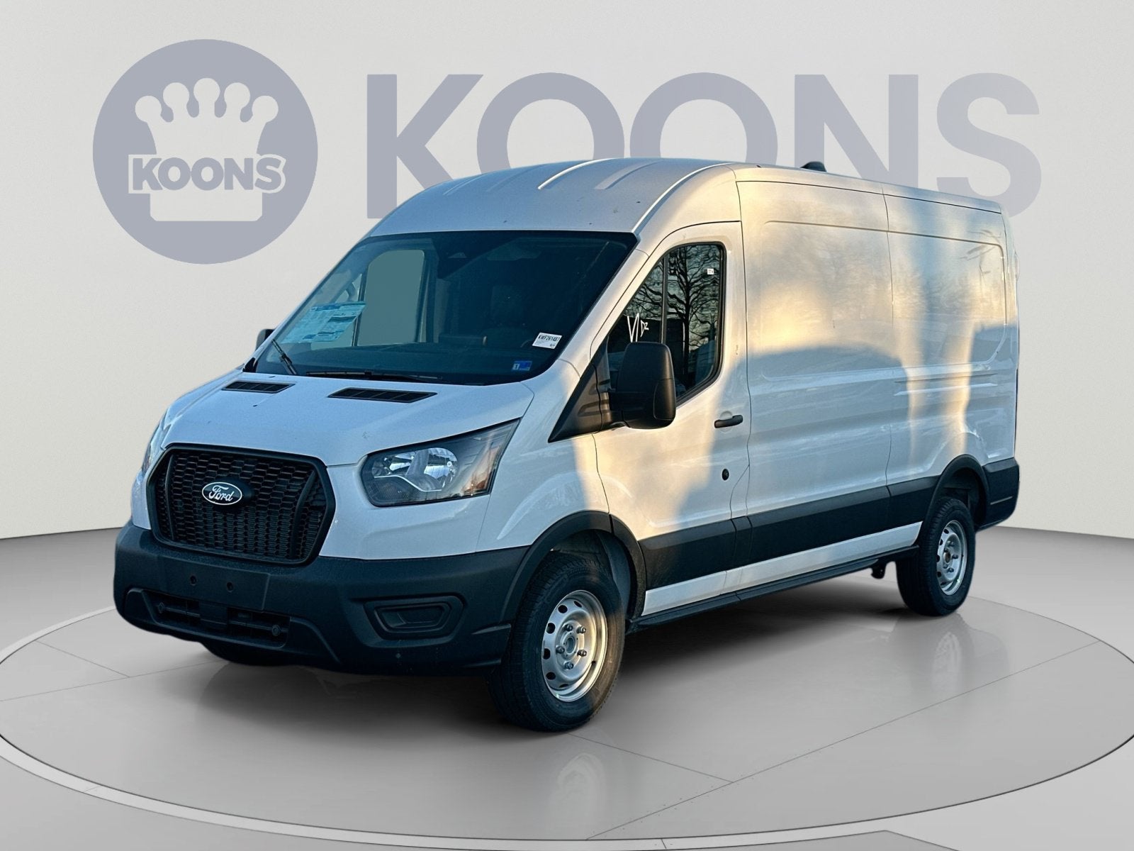2026 Ford Transit-250 Base in Oxford White — front three-quarter view