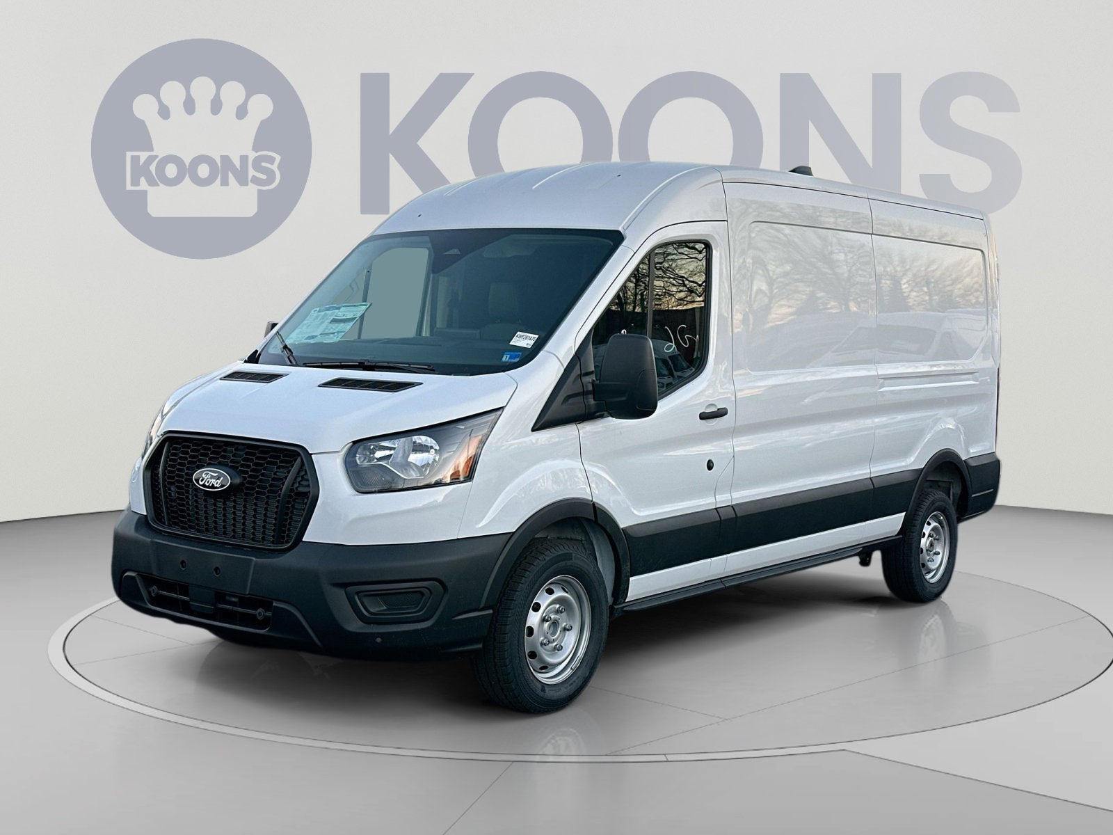 2026 Ford Transit-250 Base in Oxford White — front three-quarter view