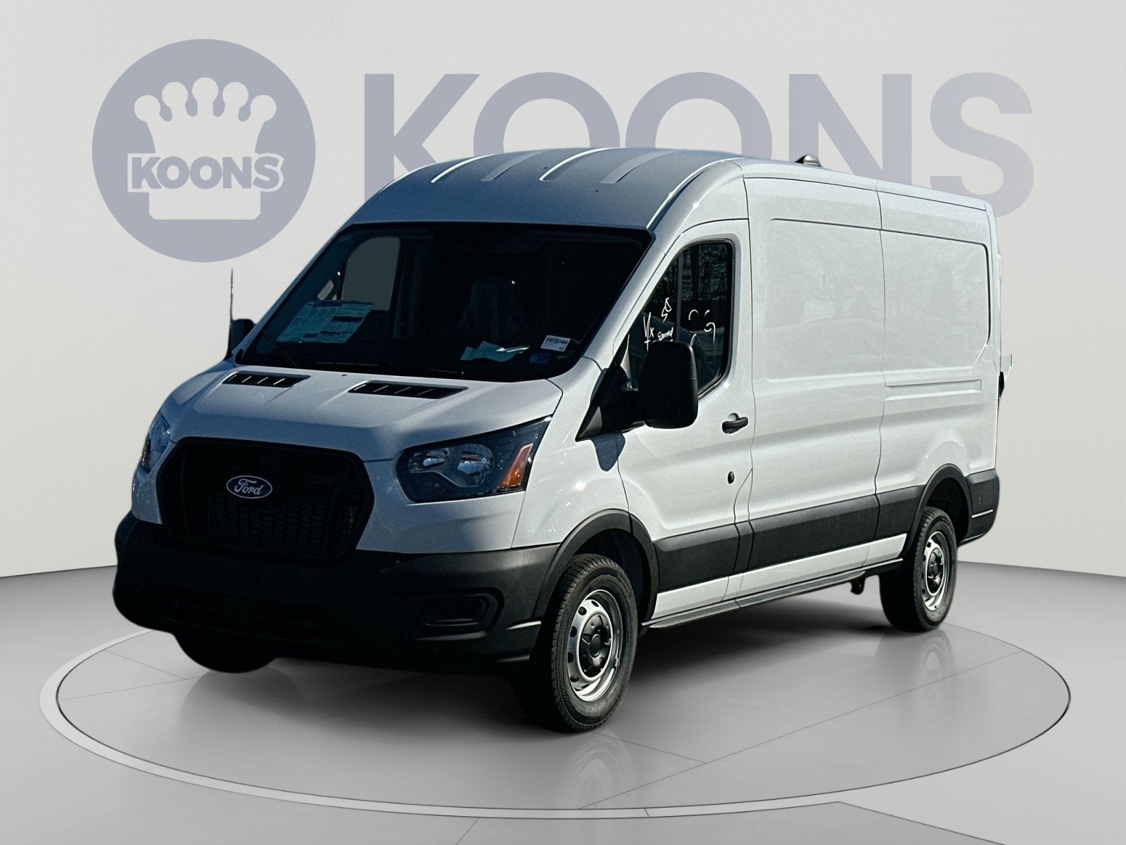 2026 Ford Transit-250 Base in Oxford White — front three-quarter view