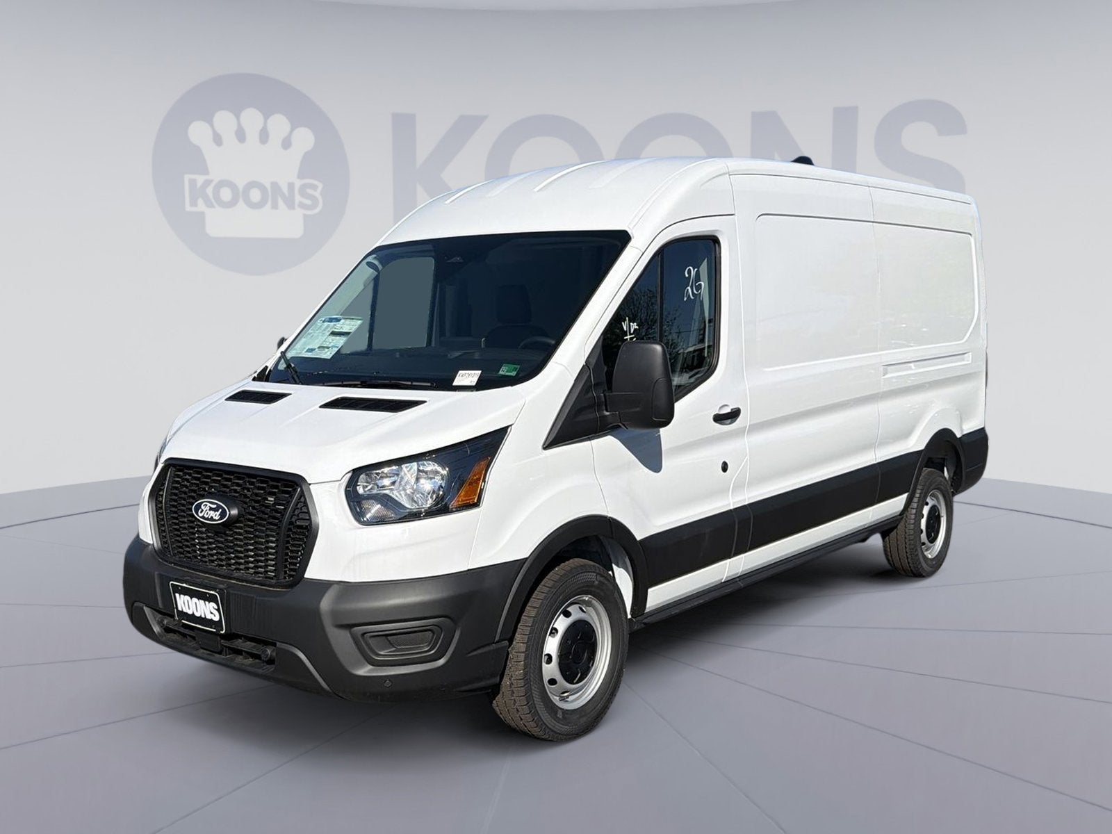 2026 Ford Transit-250 Base in Oxford White — front three-quarter view