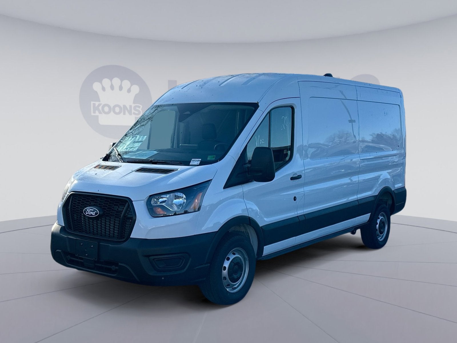 2026 Ford Transit-250 Base in Oxford White — front three-quarter view