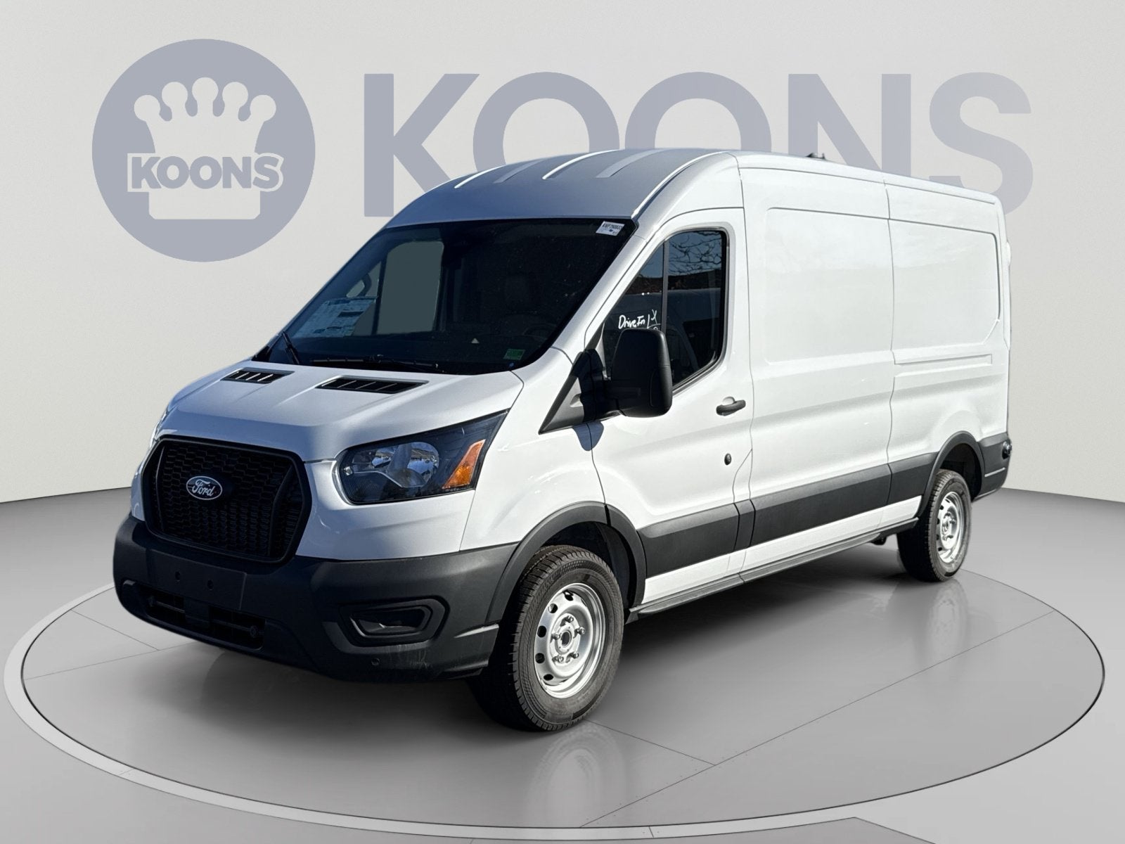 2026 Ford Transit-250 Base in Oxford White — front three-quarter view
