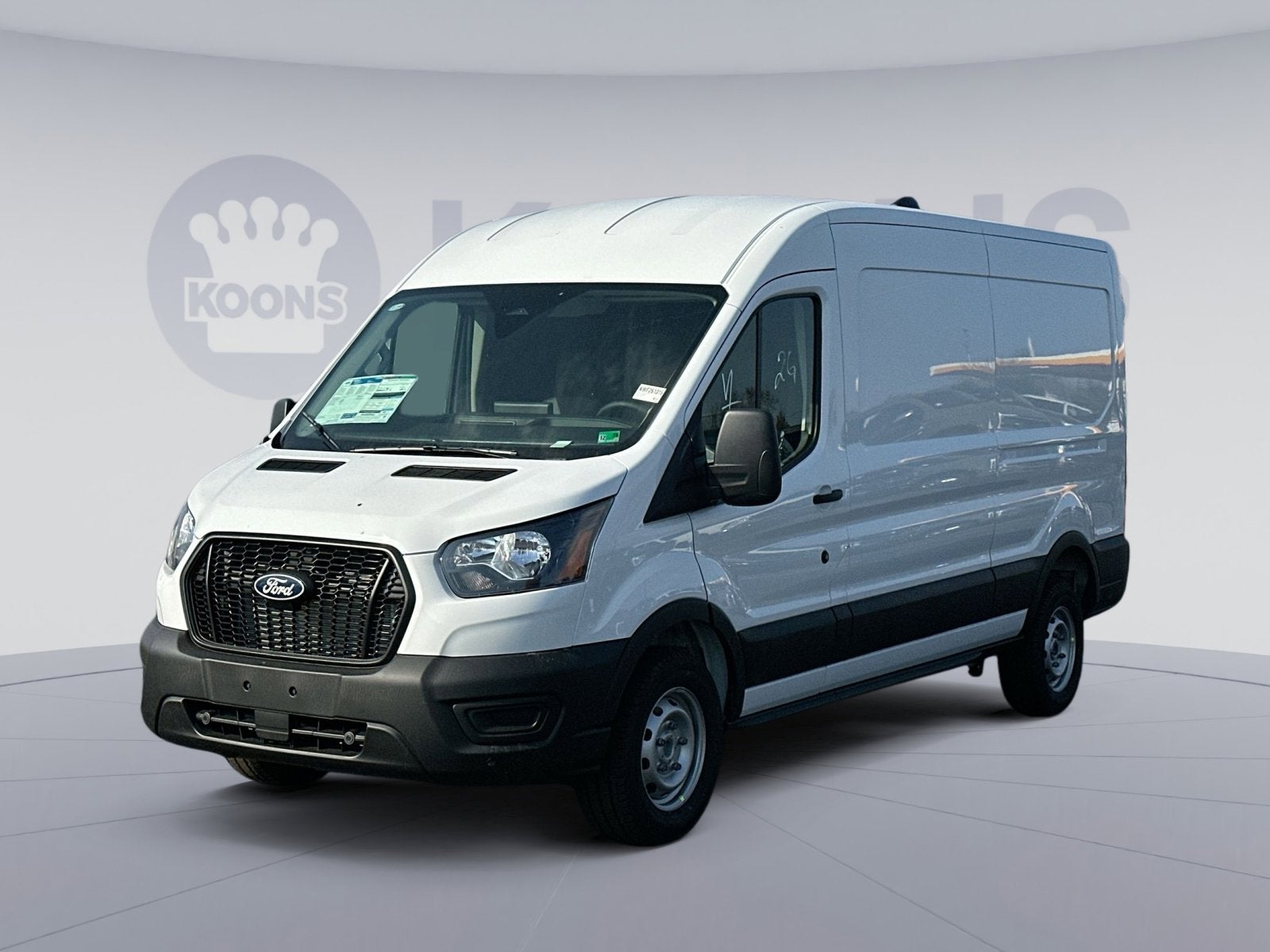 2026 Ford Transit-250 Base in Oxford White — front three-quarter view