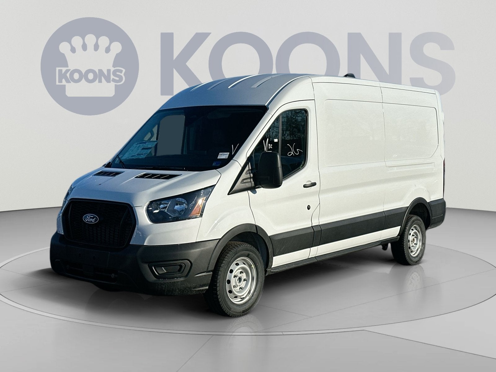 2026 Ford Transit-250 Base in Oxford White — front three-quarter view