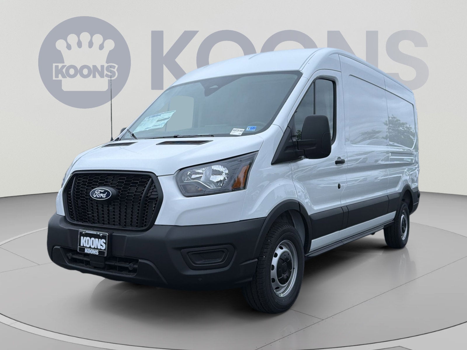 2026 Ford Transit-250 Base in Oxford White — front three-quarter view