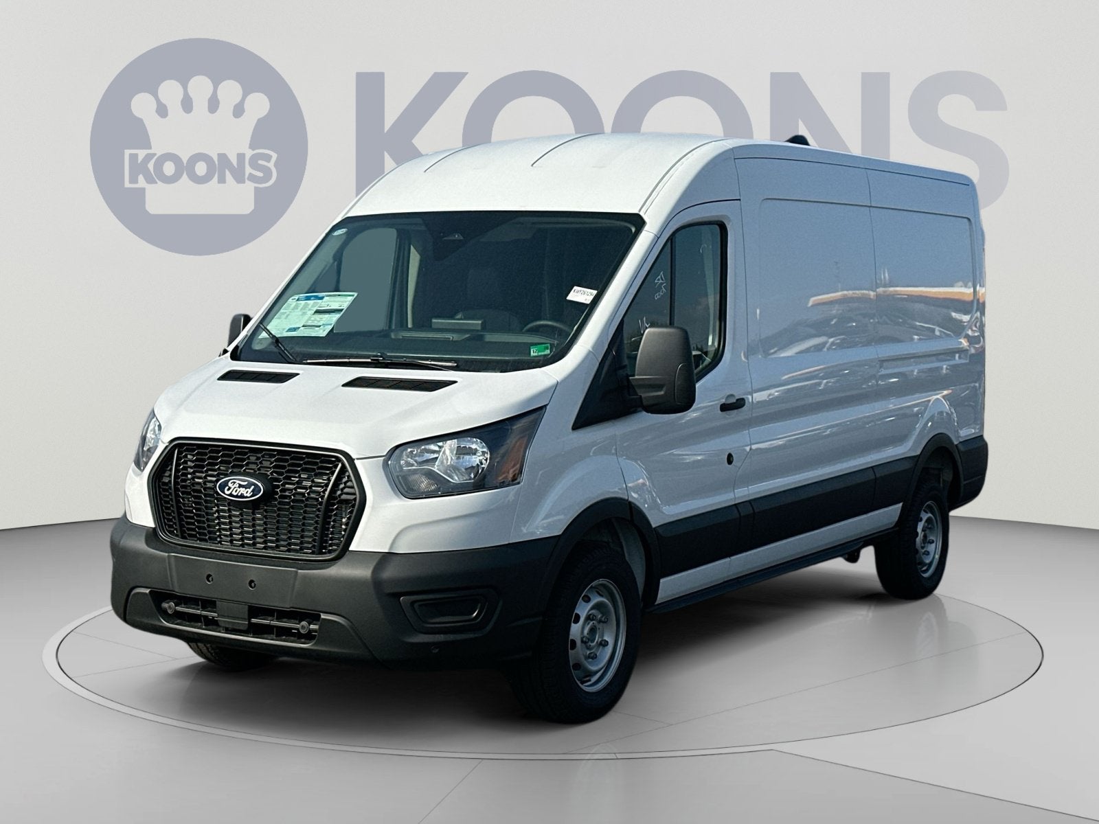 2026 Ford Transit-250 Base in Oxford White — front three-quarter view