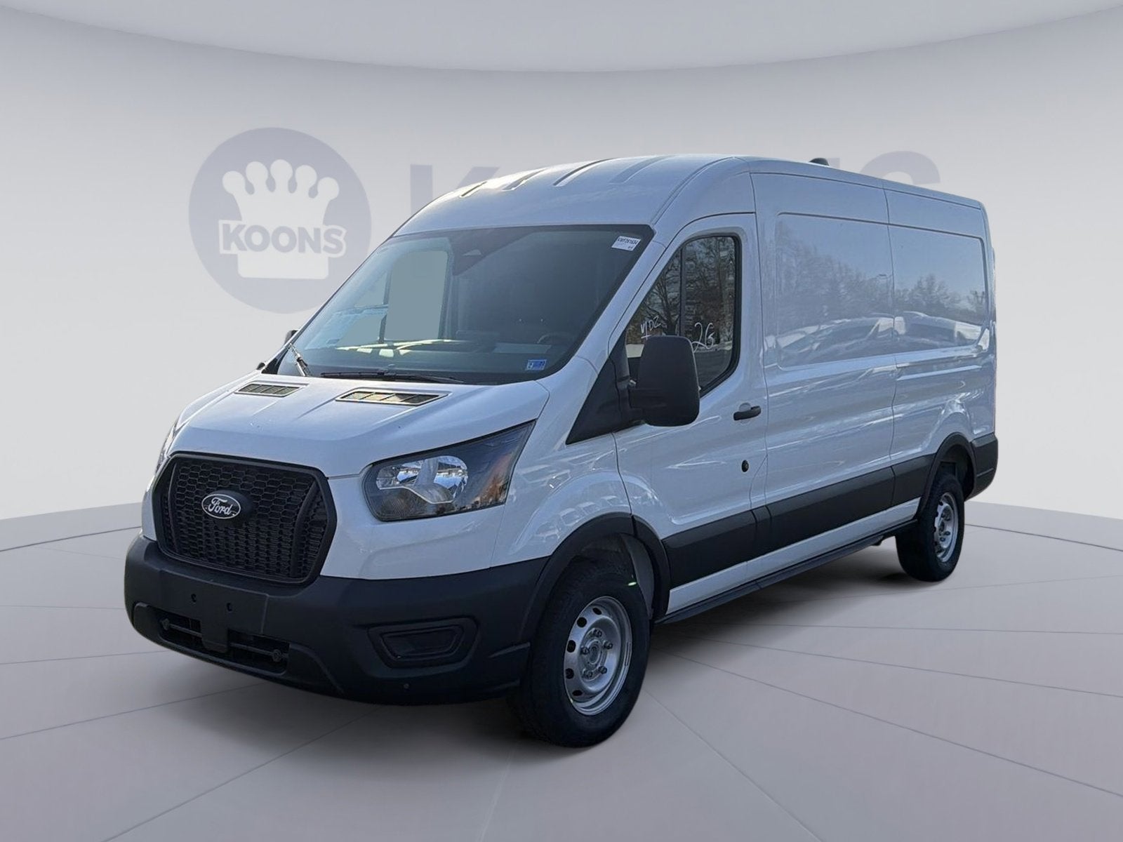 2026 Ford Transit-250 Base in Oxford White — front three-quarter view