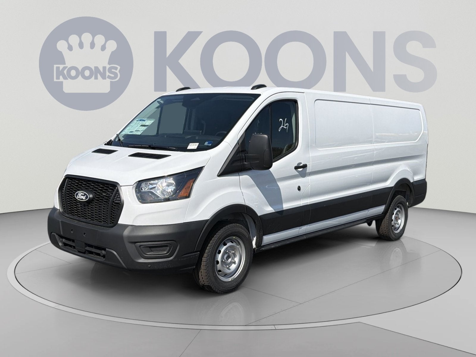2026 Ford Transit-250 Base in Oxford White — front three-quarter view