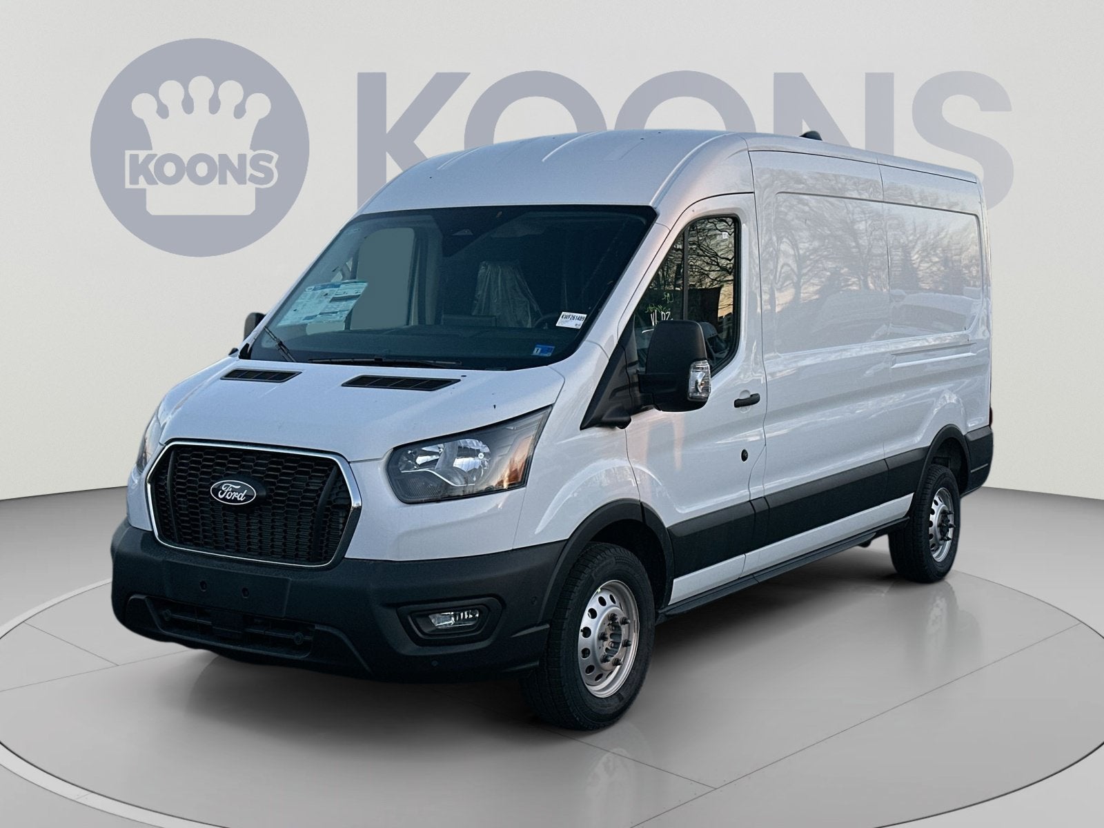 2026 Ford Transit-250 Base in Oxford White — front three-quarter view