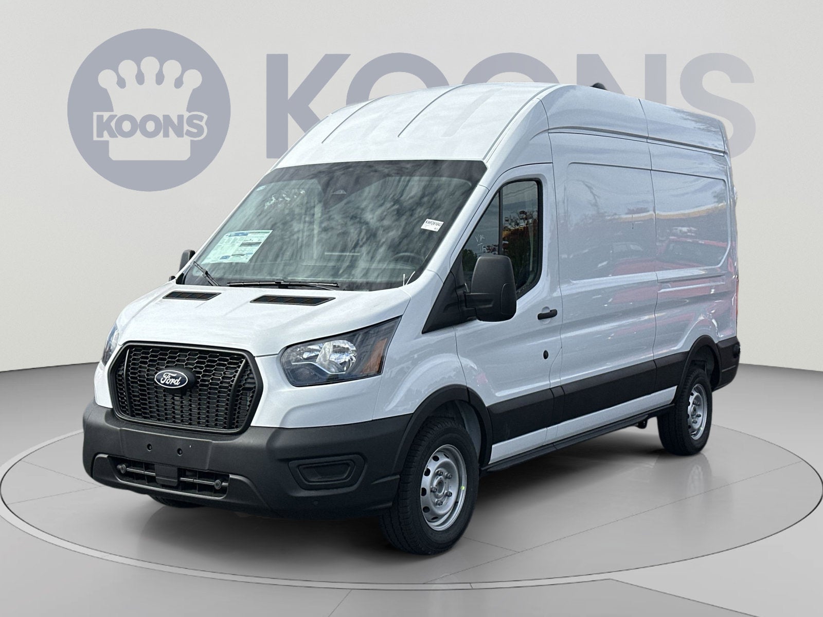 2026 Ford Transit-350 Base in Oxford White — front three-quarter view