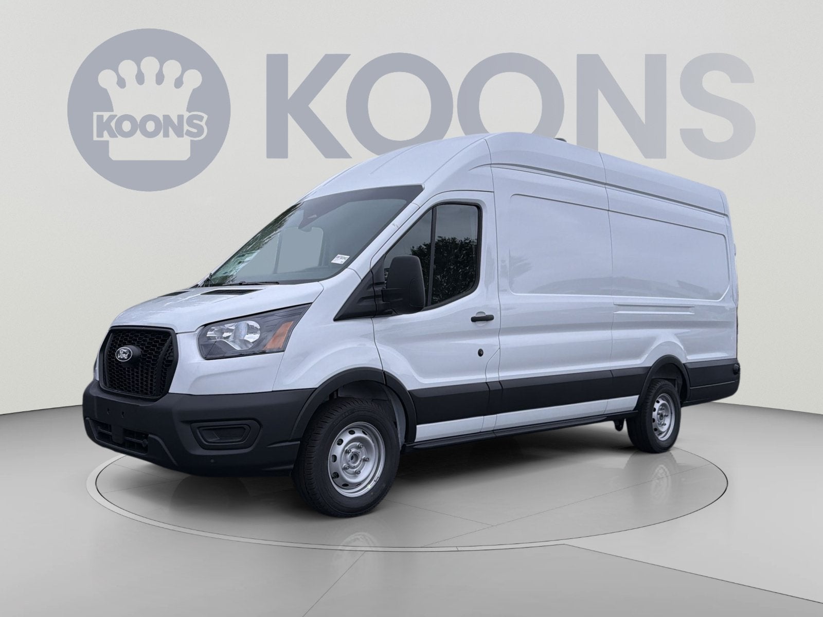 2026 Ford Transit-350 Base in Oxford White — front three-quarter view