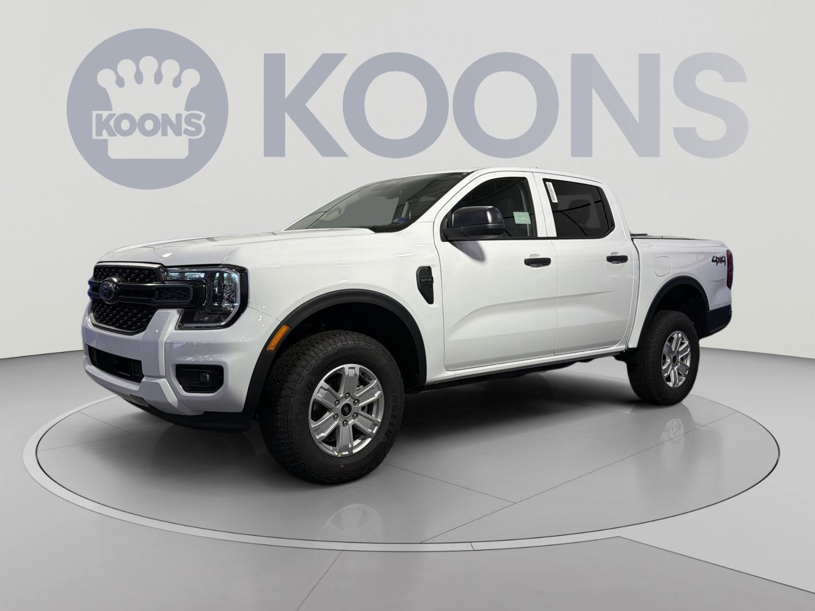 2026 Ford Ranger XL in Oxford White — front three-quarter view