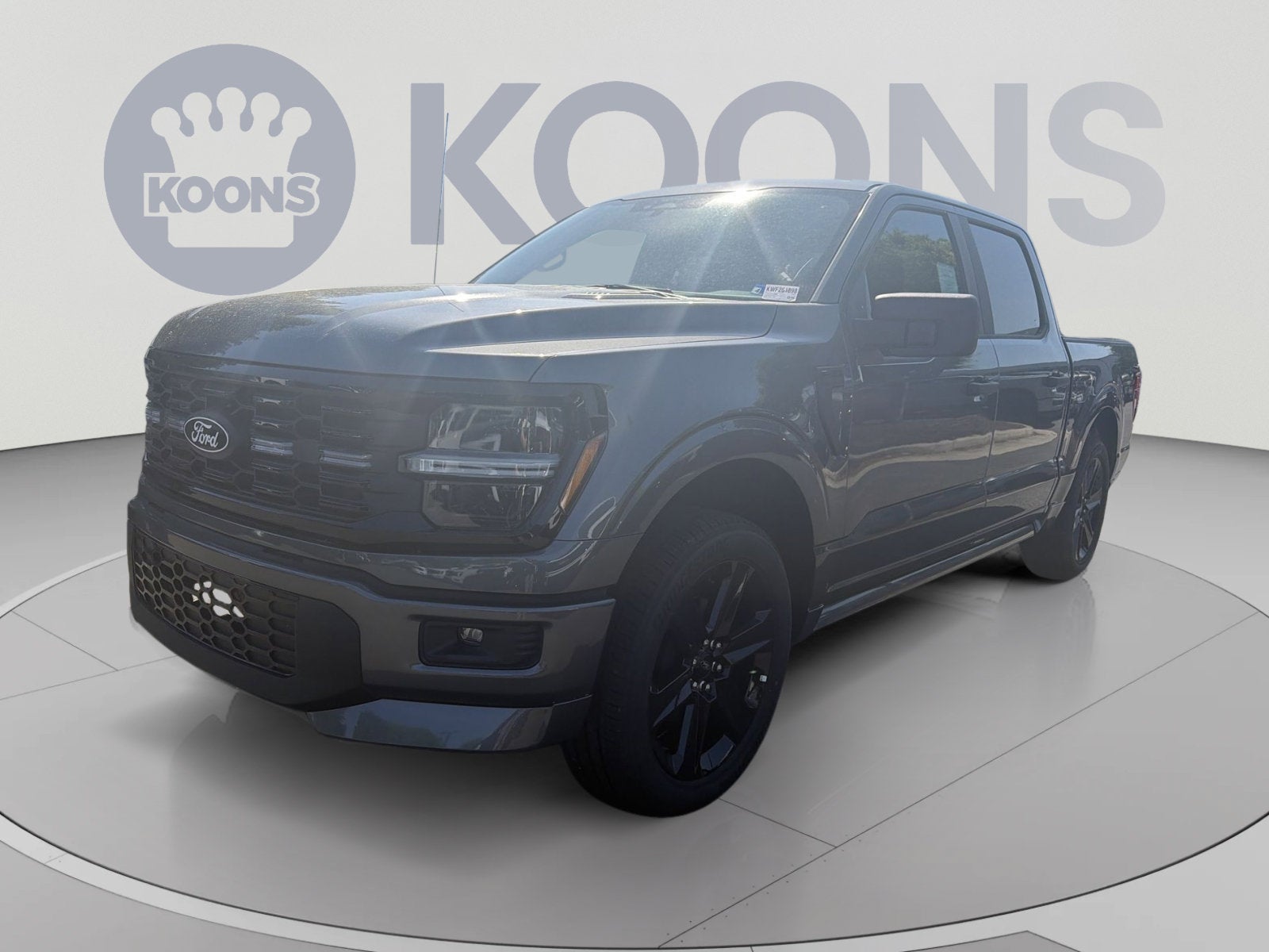 2026 Ford F-150 STX in Gray Metallic — front three-quarter view