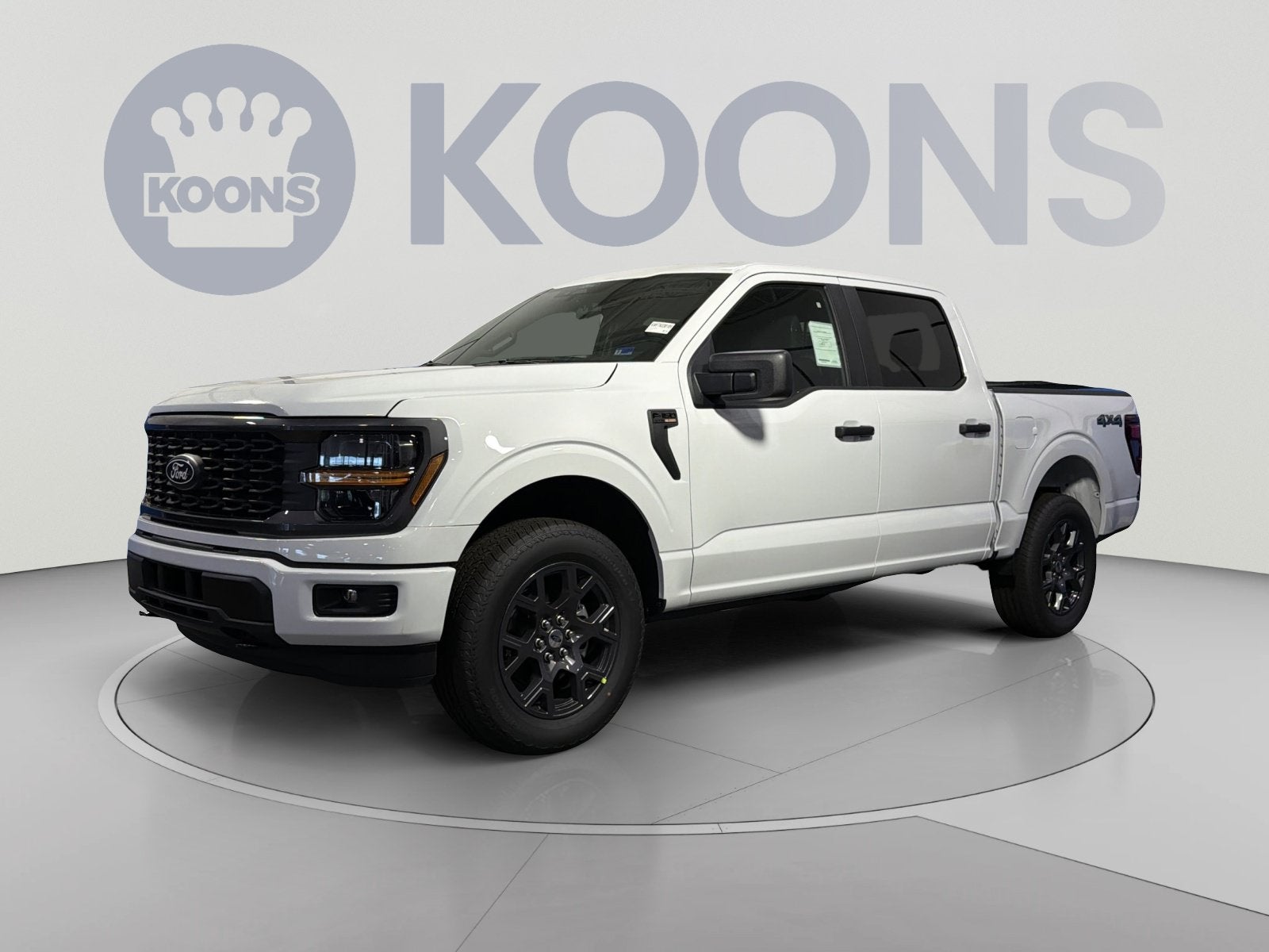 2026 Ford F-150 STX in Oxford White — front three-quarter view