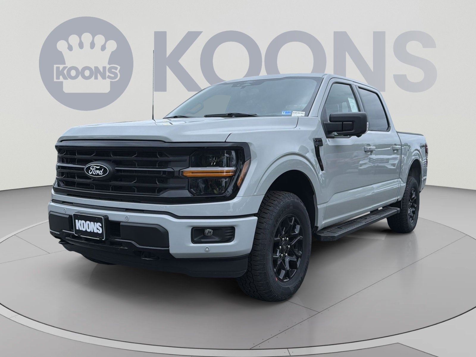 2026 Ford F-150 XLT in Avalanche — front three-quarter view