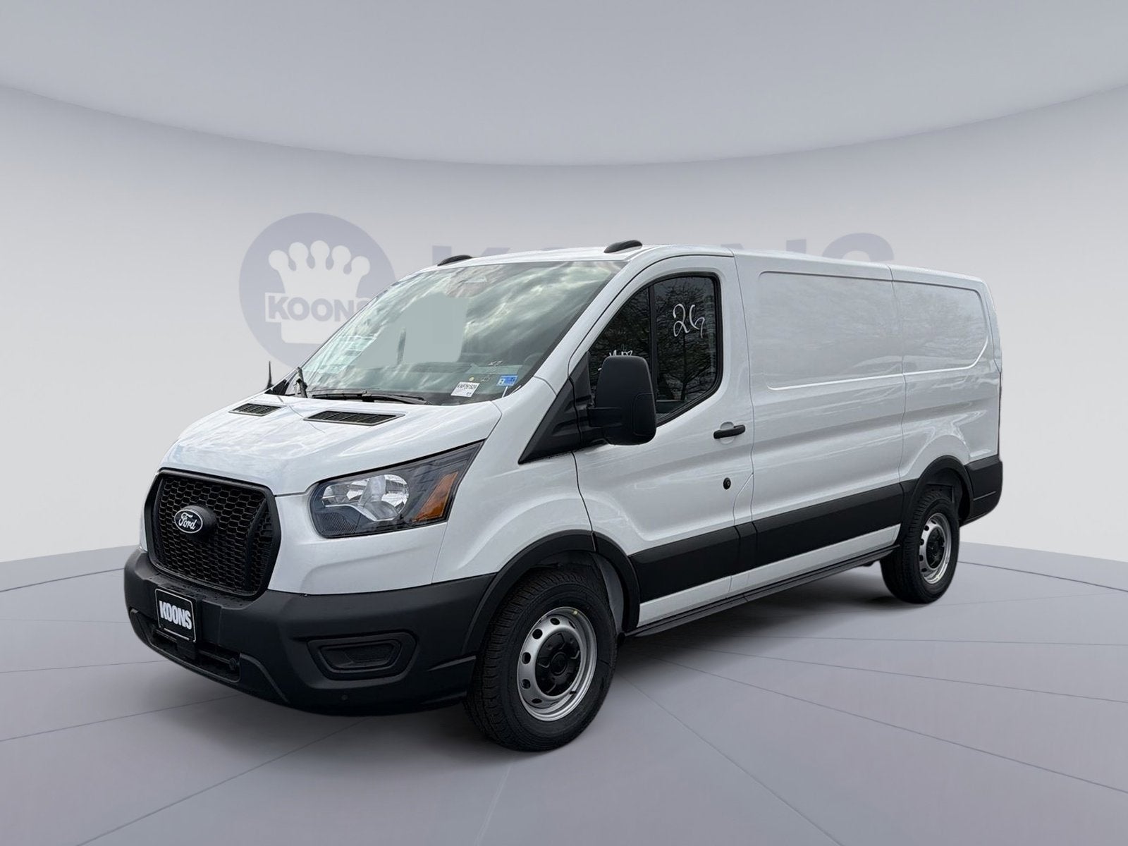 2026 Ford Transit-150 Base in Oxford White — front three-quarter view