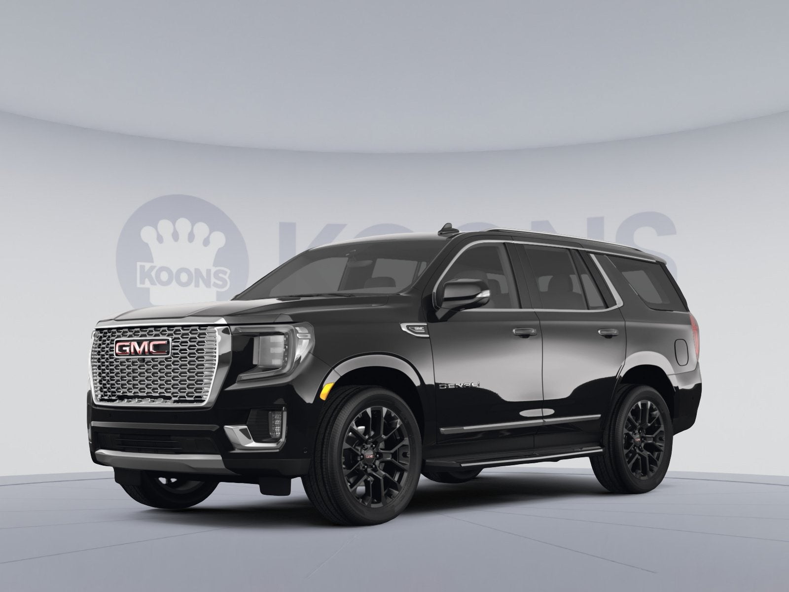 2023 GMC Yukon Denali in Onyx Black — front three-quarter view