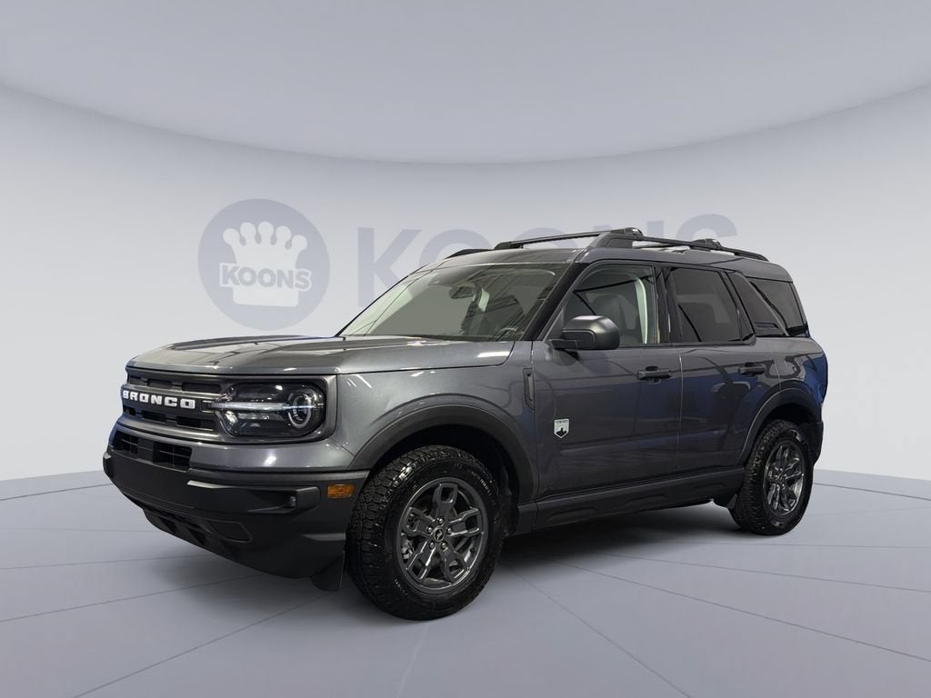 2021 Ford Bronco Sport Big Bend in Gray Metallic — front three-quarter view