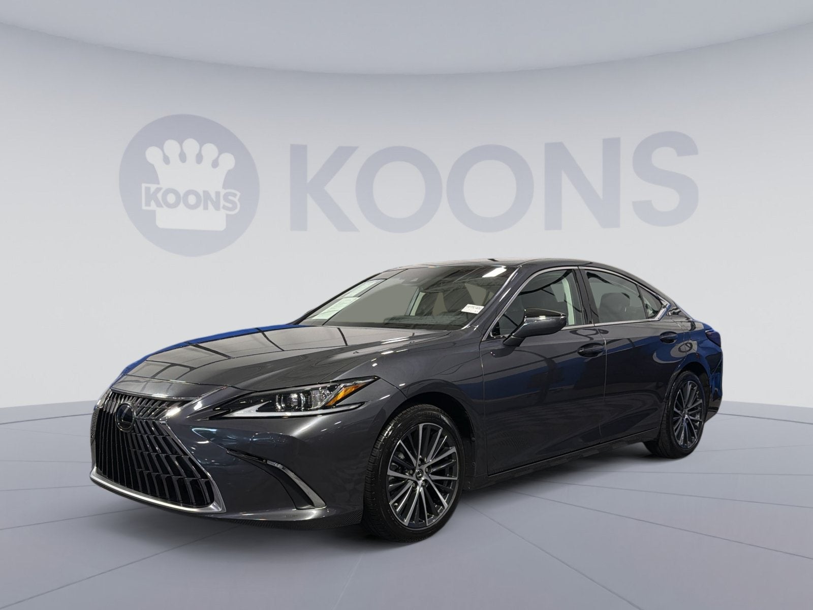 2023 Lexus ES 350 in Gray — front three-quarter view
